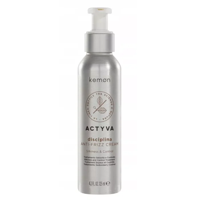 Kemon Actyva Disciplina Anti-Frizz Cream Дисциплінуючий крем для кучерявого волосся, 125 мл