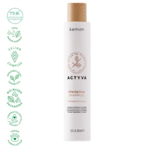 Kemon Actyva Disciplina Shampoo Дисциплінуючий шампунь для неслухняного волосся, 250 мл