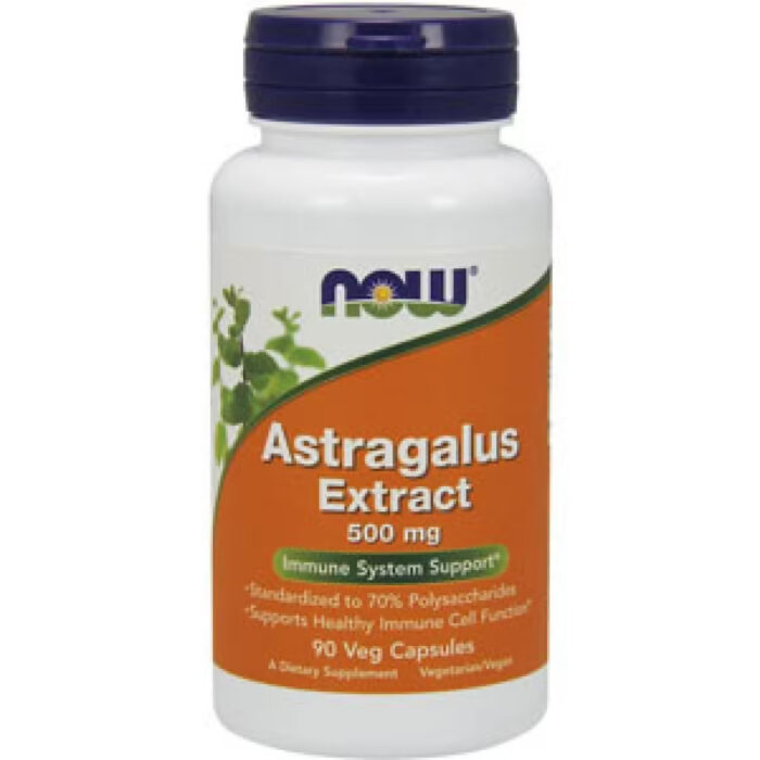 Now Foods Astragalus Extract, Астрагал 500мг, 90 вег капсул