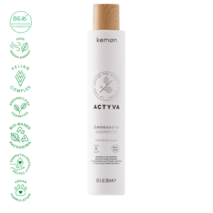 Kemon Actyva Benessere Shampoo Шампунь для чутливої шкіри голови, 250 мл