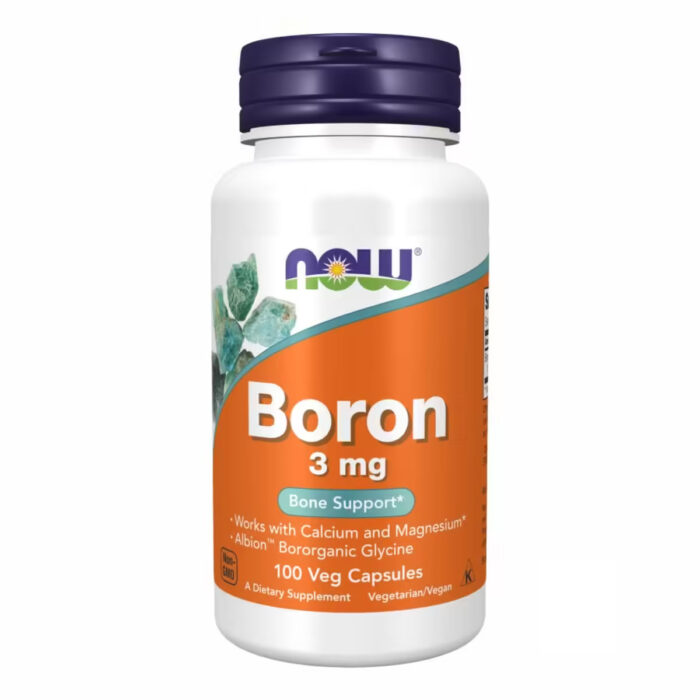 Now Foods Boron 3mg, Бор 3 мг, 100 вег капсул