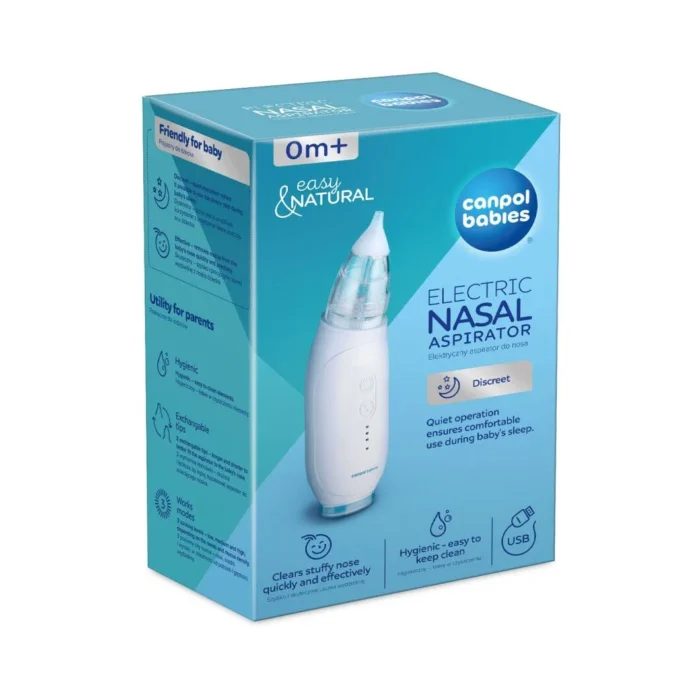 Аспіратор для носа електричний Canpol babies Easy Natural