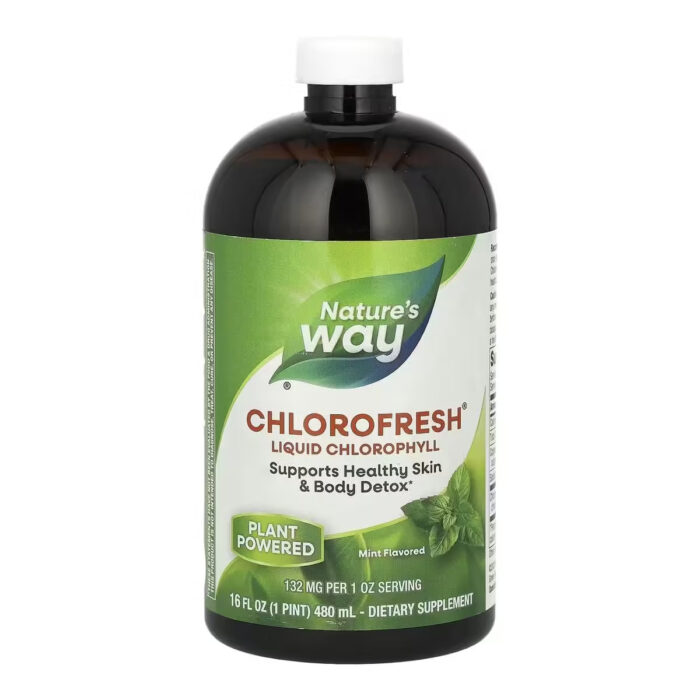 Nature's Way Chlorofresh Liquid Chlorophyll Хлорофіл, без смаку, 480 мл