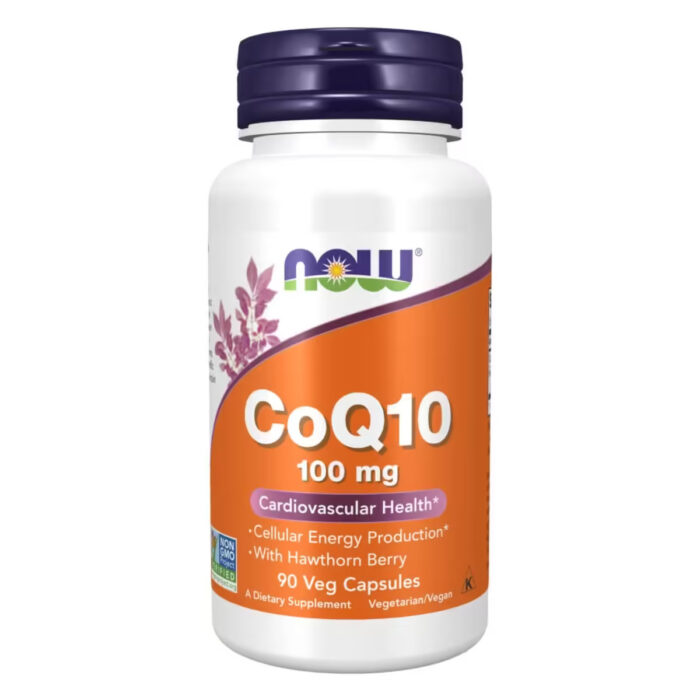 Now Foods CoQ10 100mg, Коензим Q10, 100 мг, вег капсули