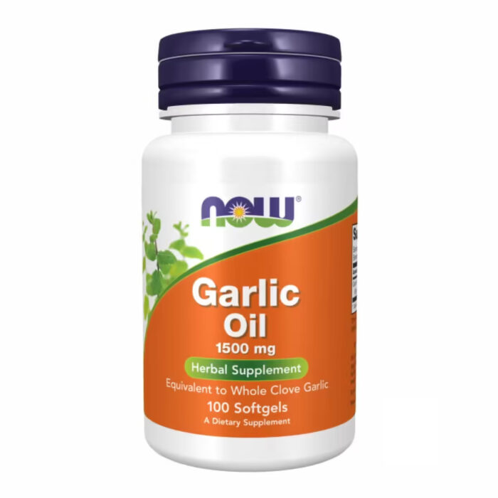 Now Foods Garlic Oil 1500mg, Часникова олія,  100 капсул