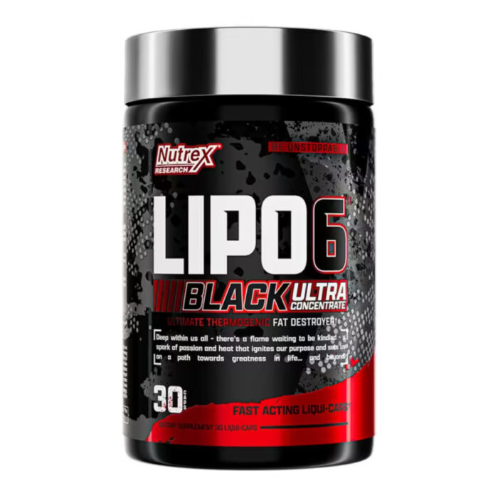 Nutrex Lipo 6 Black UC, Жироспалювач, 30 капсул