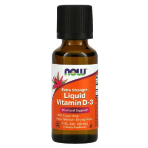 Now Foods Liquid Vitamin D-3 Рідкий Вітамін Д-3 посиленої дії, 30 мл