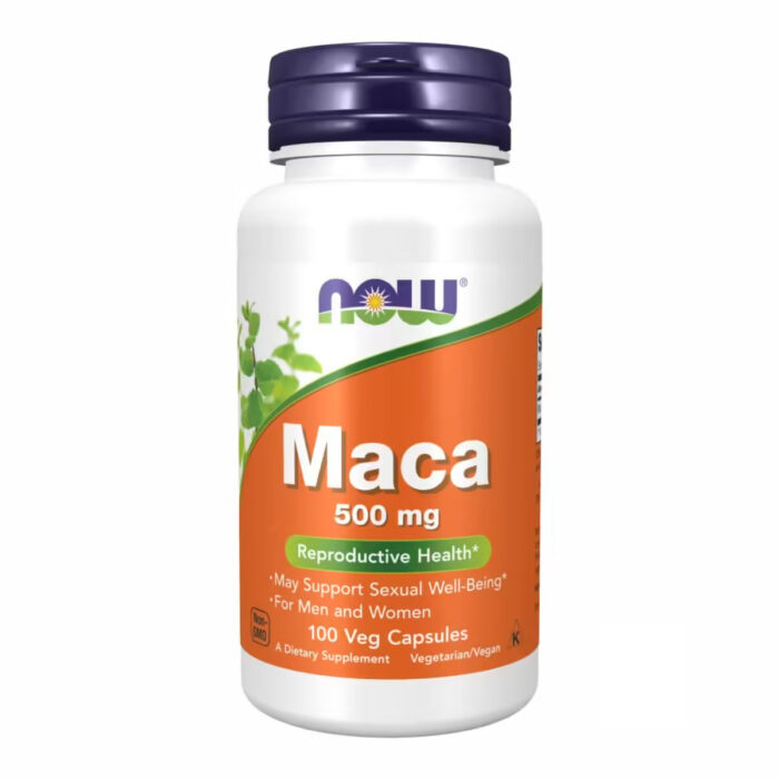 Now Foods Maca 500mg, Перуанська Мака 500 мг, 100 вег капсул