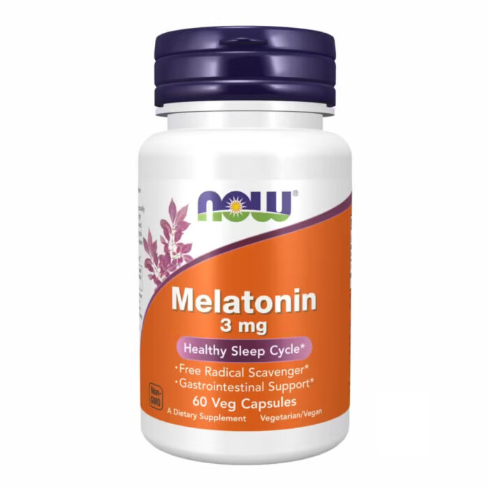 Now Foods Melatonin 3mg, Мелатонін 3 мг,  60 вег капсул