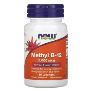 Now Foods Methyl B-12 5000mcg, Вітамін B12, 60 жувальних таблеток