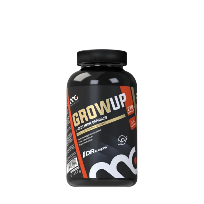 Muscle Clinic GrowUp L-glutamine, L-Глютамін, 210 капсул