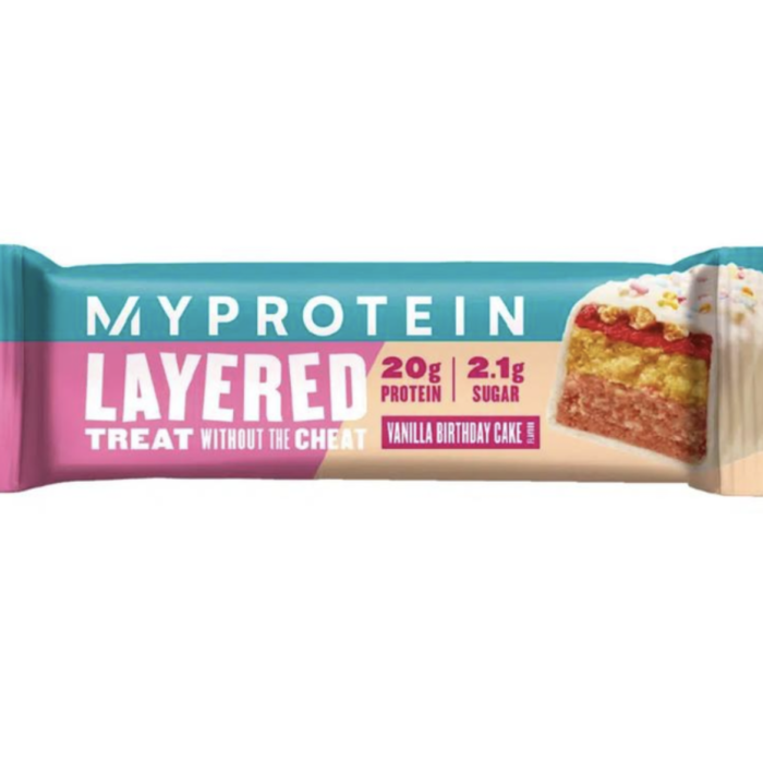 MyProtein Layered, батончик ванільний пиріг