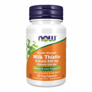 Now Foods Milk Thistle Extract 300 mg, Екстракт розторопші, 50 вег капсул