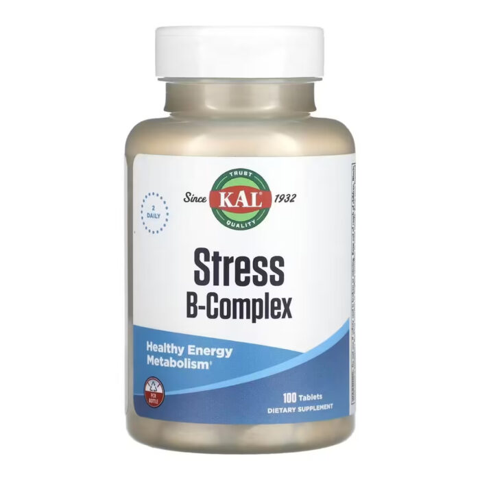 KAL Stress B-Complex, Комплекс вітамінів групи B, 100 таблеток