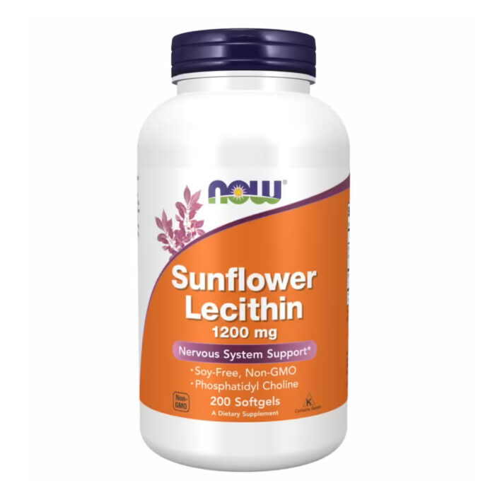 Now Foods Sunflower Lecithin 1200mg, Лецитин соняшника, 1200 мг, в капсулах