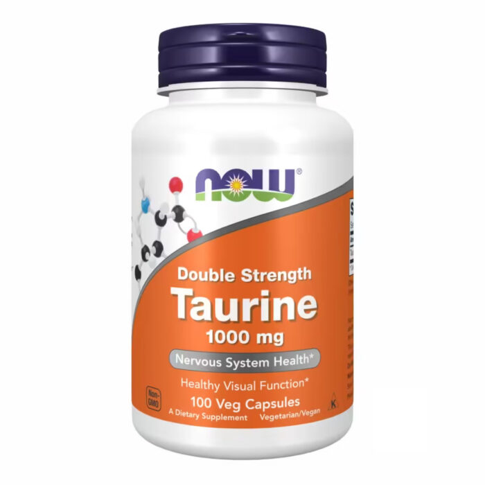 Now Foods Taurine 1000mg, Таурін 1000 мг, 100 вег капсул