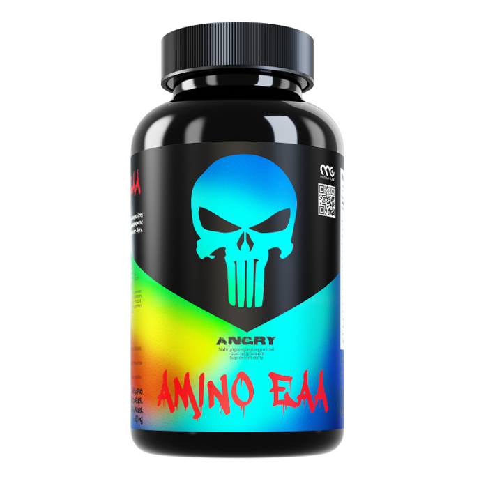 Muscle Clinic ANGRY Amino EAA, Амінокислоти, 240 капсул