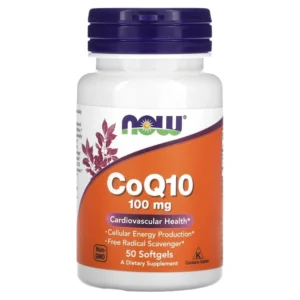 Now Foods CoQ10 100mg Коензим Q10, 100 мг, в капсулах