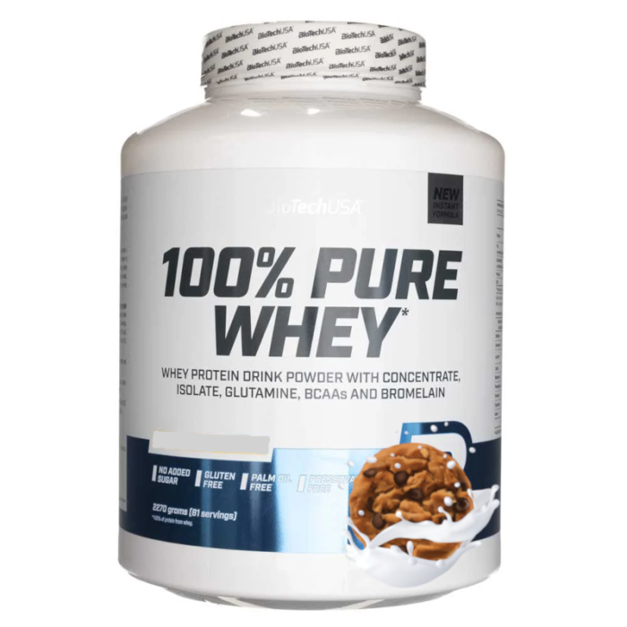 Biotech USA 100% Pure Whey Протеїн печиво з кремом, 2270 гр