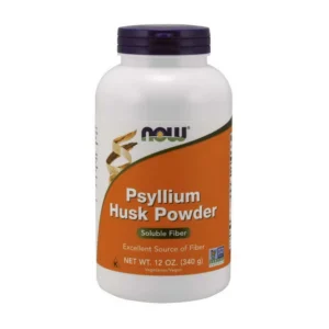 Now Foods Psyllium Husks Powder, Псиліум Подорожника, 340г