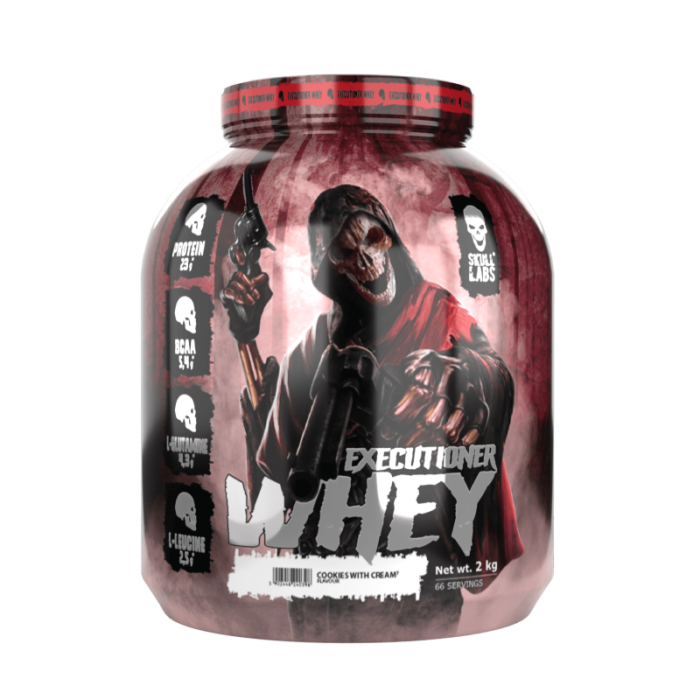 Skull Labs Executioner Whey, Протеїн, смак печиво з кремом, 2000 гр