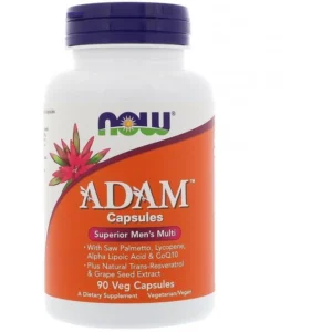 Now Foods Adam, Мультивітаміни для чоловіків Адам, 90 вег капсул