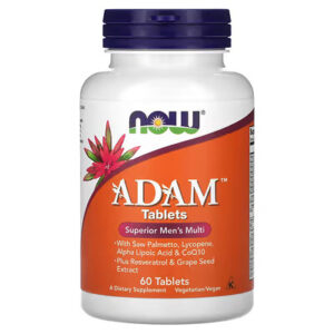 Now Foods Adam, Мультивітаміни для чоловіків Адам, 60 таблеток