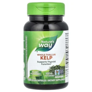 Nature's Way Kelp, Келп 600 мг, 100 вег капсул