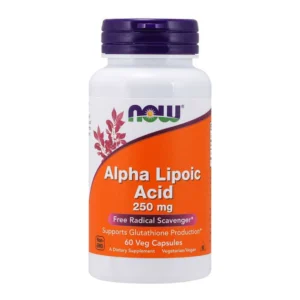 Now Foods Alpha Lipoic Acid 250 mg, Альфа-ліпоєва кислота, 250 мг, 60 вег капсул