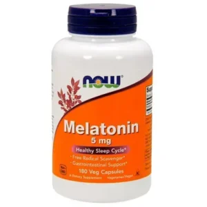 Now Foods Melatonin 5 mg, Мелатонін, 5 мг в вег капсулах