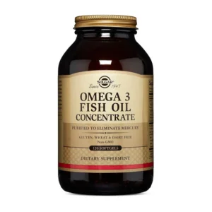 Solgar Omega 3 Fish Oil Concentrate, Омега-3 риб'ячий жир, 120 капсул