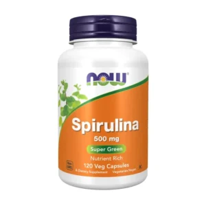 Now Foods Spirulina, Спіруліна 500 мг, 120 вег капсул