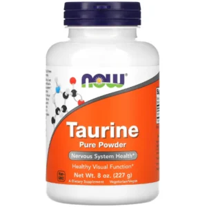 Now Foods Taurine Pure Powder 227 г, Таурін чистий порошок