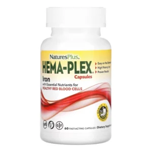 Natures Plus Hema-Plex, Хема Плекс, 60 капсул