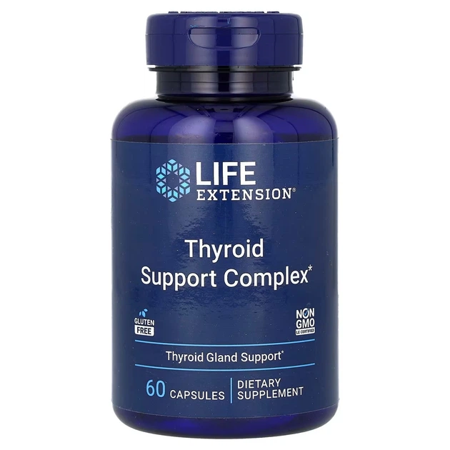 Life Extension Thyroid Support Complex Комплекс для підтримки щитовидної залози, 60 капсул